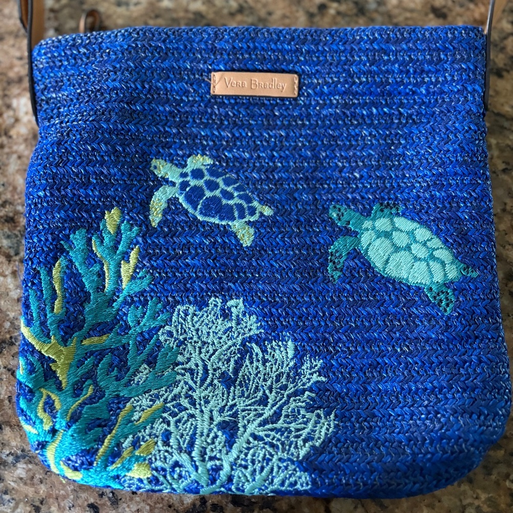 Vera Bradley Straw turtle Purse